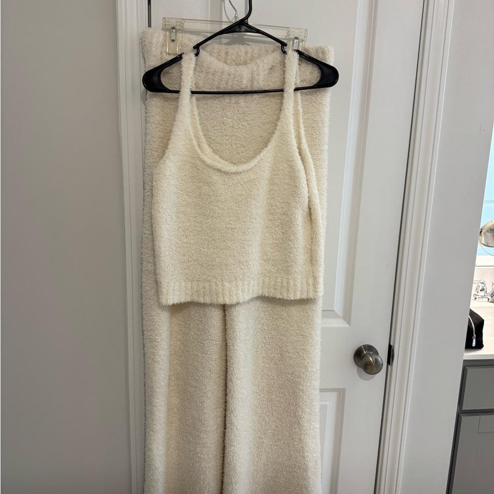 SKIMS Cream Cozy Pajama Set